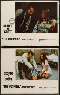 6w209 HOSPITAL 8 LCs 1971 George C. Scott, Diana Rigg, Paddy Chayefsky!