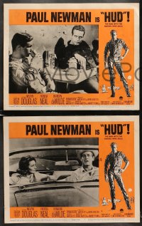 6w215 HUD 8 LCs 1963 Paul Newman is the man with the barbed wire soul, Martin Ritt!