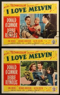 6w581 I LOVE MELVIN 7 LCs 1953 Donald O'Connor & Debbie Reynolds, the screen's terrific team!