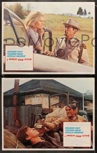 6w645 I WALK THE LINE 6 LCs 1970 great images of Gregory Peck, Tuesday Weld, John Frankenheimer!