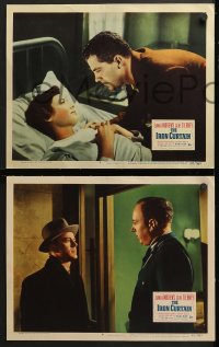 6w713 IRON CURTAIN 5 LCs 1948 close up of Dana Andrews & Fredric Tozere, William Wellman directed!