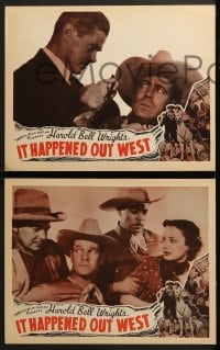 6w648 IT HAPPENED OUT WEST 6 LCs R1940s Paul Kelly, Harold Bell Wright, cool cowboy images!