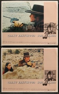 6w584 JOE KIDD 7 LCs 1972 western cowboy Clint Eastwood, John Saxon, directed by John Sturges!