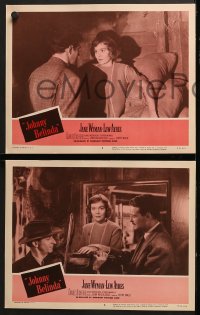 6w649 JOHNNY BELINDA 6 LCs R1956 Jane Wyman was alone with terror and torment, Lew Ayres!