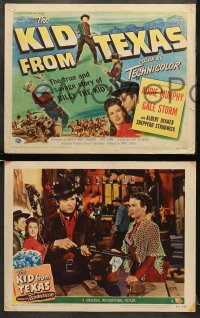 6w249 KID FROM TEXAS 8 LCs 1949 Audie Murphy as Billy the Kid with Gale Storm, Dekker & Strudwick!