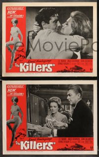 6w716 KILLERS 5 LCs 1964 Don Siegel, Ernest Hemingway, Marvin, Dickinson, Cassavetes, Reagan!