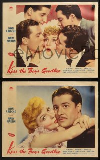 6w253 KISS THE BOYS GOODBYE 8 LCs 1941 wonderful images of gorgeous Mary Martin and Don Ameche!