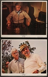 6w257 KOTCH 8 LCs 1971 Walter Matthau, Winters, Farr, one candid with director Jack Lemmon!