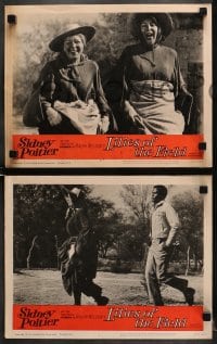 6w653 LILIES OF THE FIELD 6 LCs 1963 Sidney Poitier helps Lilia Skala & nuns build a chapel!