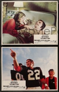 6w274 LONGEST YARD 8 LCs 1974 Robert Aldrich prison football sports comedy, Burt Reynolds!