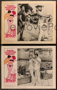 6w278 LOVE ON THE RIVIERA 8 LCs 1963 Racconti d'estate, Mastroianni, Morgan, Sordi, Sylva Koscina!