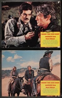 6w285 MacKENNA'S GOLD 8 LCs 1969 great images of cowboys Gregory Peck & Omar Sharif, western!