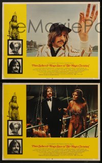 6w288 MAGIC CHRISTIAN 8 LCs 1970 wacky images of Peter Sellers, border image of Raquel Welch w/whip!
