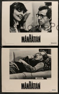 6w776 MANHATTAN 4 LCs 1979 one w/ image of Woody Allen & Diane Keaton on bench by Queensboro Bridge!