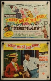 6w303 MEET ME AT THE FAIR 8 LCs 1953 Dan Dailey, Diana Lynn, Scatman Crothers, great musical images!