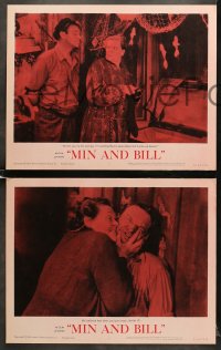 6w306 MIN & BILL 8 LCs R1962 cool images of Marie Dressler & Wallace Beery, Dark Star by Moon!