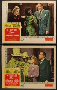 6w592 MINSTREL MAN 7 LCs 1944 Joseph H. Lewis, cast smiling, singing & dancing w/some in blackface!