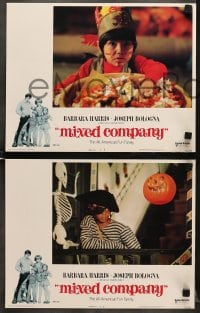 6w310 MIXED COMPANY 8 LCs 1974 Barbara Harris, Joseph Bologna, interracial comedy!