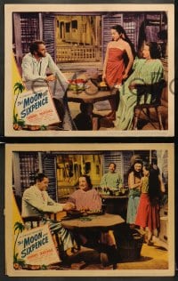6w843 MOON & SIXPENCE 3 LCs 1942 bearded George Sanders with Doris Dudley & Steven Geray, Maugham!