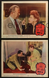 6w662 OVER 21 6 LCs 1945 Irene Dunne, Jeff Donnell, that negligee gets them all the time!