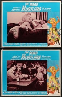 6w403 ROAD HUSTLERS 8 LCs 1968 sexy images & dynamite action with illegal whiskey, women & thrills!