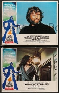 6w411 SAILOR WHO FELL FROM GRACE WITH THE SEA 8 LCs 1976 Kris Kristofferson & Sarah Miles!
