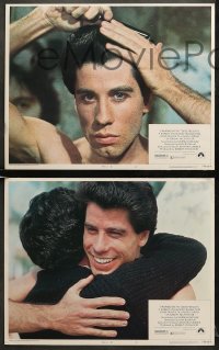 6w413 SATURDAY NIGHT FEVER 8 LCs 1977 great images of disco dancer John Travolta, R-rated!