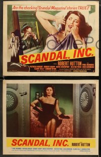 6w417 SCANDAL INC. 8 LCs 1956 Robert Hutton, are the shocking Scandal Magazine stories true!
