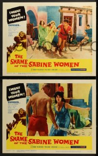 6w428 SHAME OF THE SABINE WOMEN 8 LCs 1962 El rapto de las sabinas, blackest pages of human history
