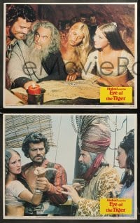 6w433 SINBAD & THE EYE OF THE TIGER 8 LCs 1977 Patrick Wayne, Taryn Power, Jane Seymour, fantasy!