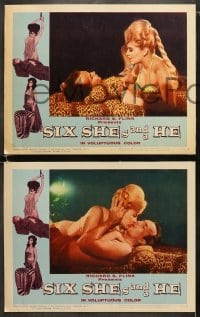 6w435 SIX SHE'S & A HE 8 LCs 1965 six love-starved goddesses find pagan revenge!