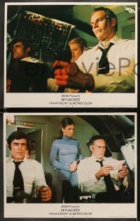 6w440 SKYJACKED 8 LCs 1972 airline pilot Charlton Heston, sexy Yvette Mimieux, James Brolin