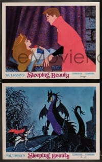 6w727 SLEEPING BEAUTY 5 LCs R1970 Walt Disney cartoon fairy tale fantasy classic!