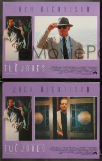 6w505 TWO JAKES 8 LCs 1990 Jack Nicholson, Harvey Keitel, Meg Tilly, Stowe, art by Rodriguez!