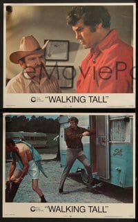 6w524 WALKING TALL 8 LCs 1973 Joe Don Baker as Buford Pusser, classic!