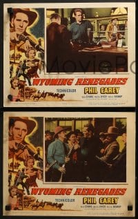 6w737 WYOMING RENEGADES 5 LCs 1954 Phil Carey, Gene Evans, Martha Hyer, cool western images!