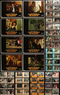 6x182 LOT OF 88 LOBBY CARDS 1960s-1970s complete sets of 8 cards from 11 different movies!