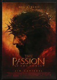 6x018 LOT OF 30 UNFOLDED PASSION OF THE CHRIST MINI POSTERS 2004 Mel Gibson's controversial movie!