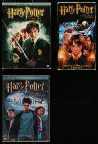 6x220 LOT OF 3 HARRY POTTER DVDS AND VHS 2000s the first three movies in the series!