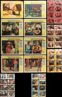 6x189 LOT OF 48 LOBBY CARDS 1950s-1960s complete sets from a variety of different movies!