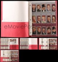 6x253 LOT OF 50 FILM STARS ENGLISH CIGARETTE CARDS 1930s complete set in plastic sleeves!