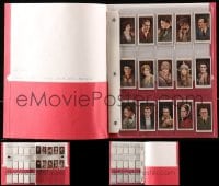 6x269 LOT OF 25 CINEMA STARS 1ST SERIES ENGLISH CIGARETTE CARDS 1928 complete set in plastic sleeves!