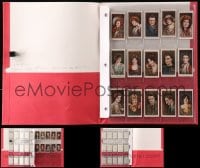 6x268 LOT OF 25 CINEMA STARS 2ND SERIES ENGLISH CIGARETTE CARDS 1928 complete set in plastic sleeves!