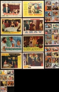 6x190 LOT OF 39 1950S LOBBY CARDS 1950s great scenes from a variety of different movies!