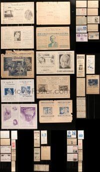 6x335 LOT OF 23 1930S URUGUAYAN HERALDS 1930s great images from a variety of different movies!