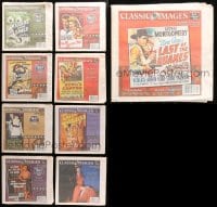 6x073 LOT OF 9 2013 CLASSIC IMAGES MAGAZINES 2013 great full-color movie poster cover images!