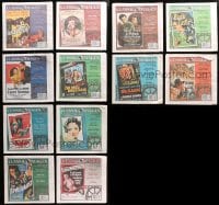 6x069 LOT OF 12 2016 CLASSIC IMAGES MAGAZINES 2016 great full-color movie poster cover images!