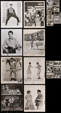 6x378 LOT OF 22 ELVIS PRESLEY ORIGINAL AND RE-RELEASE 8X10 STILLS 1950s-1970s portraits & scenes!