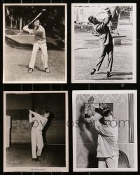 6x416 LOT OF 4 GOLF 8X10 STILLS 1938-1964 Connery, Dean Martin & Fred Astaire swinging clubs!