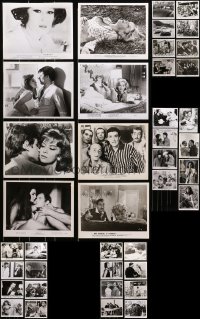 6x361 LOT OF 40 1960S ITALIAN CINEMA 8X10 STILLS 1960s great scenes from a variety of movies!